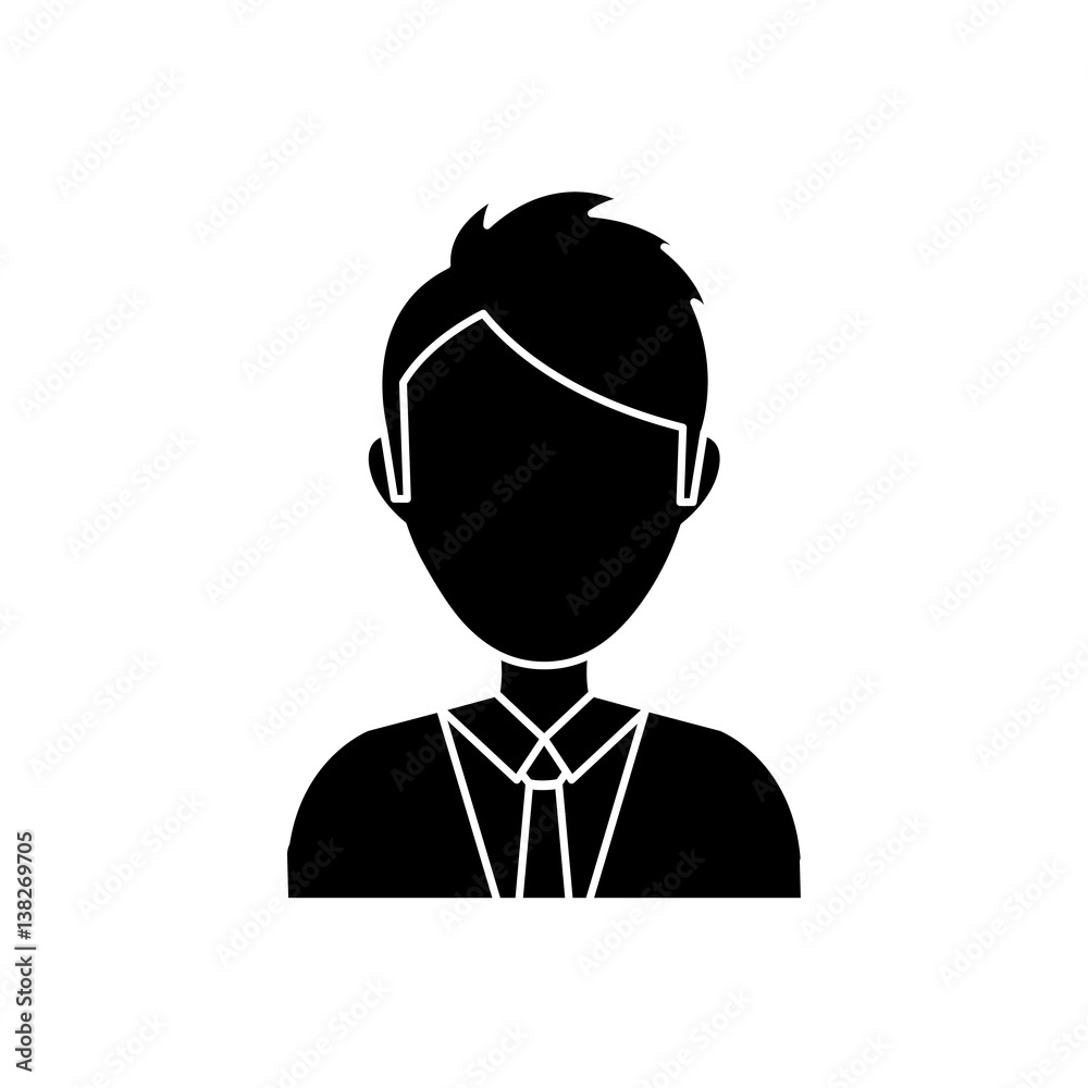 Businessman executive profile icon vector illustration graphic design Businessman executive profile icon vector illustration graphic design