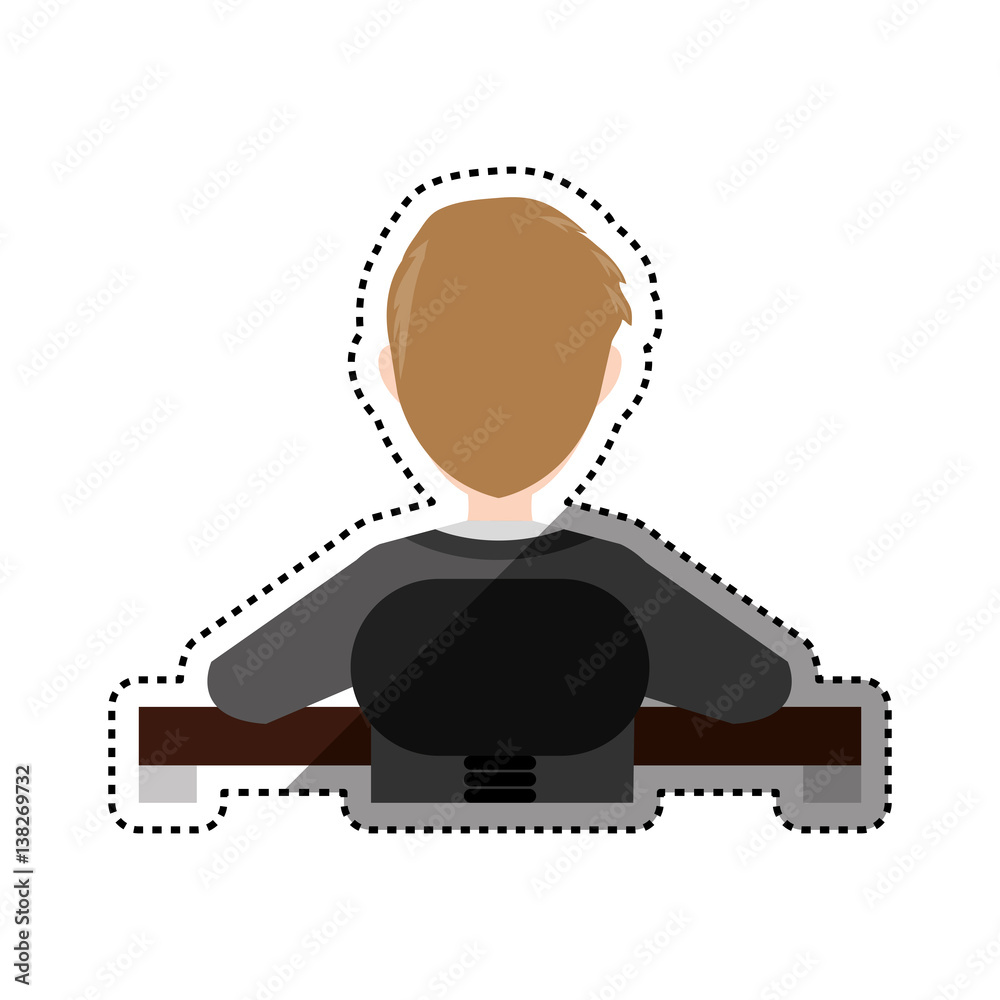 Businessman executive profile icon vector illustration graphic design Businessman executive profile icon vector illustration graphic design