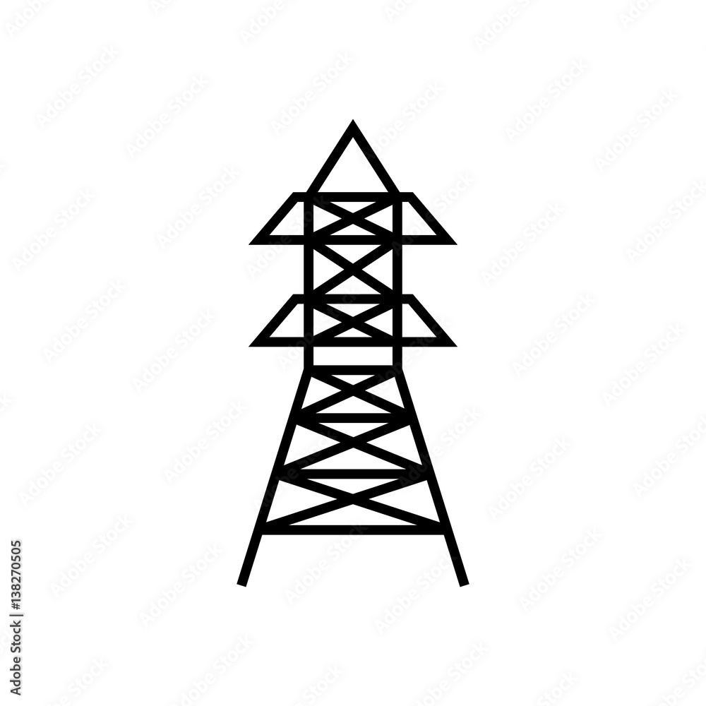 Radio antenna isolated icon vector illustration graphic design Radio antenna isolated icon vector illustration graphic design