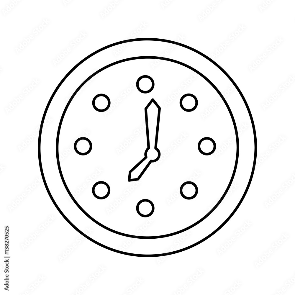 time clock isolated icon vector illustration design time clock isolated icon vector illustration design