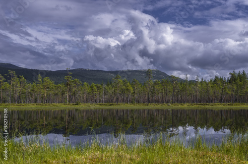 Lake in forest. Norway © FedBul