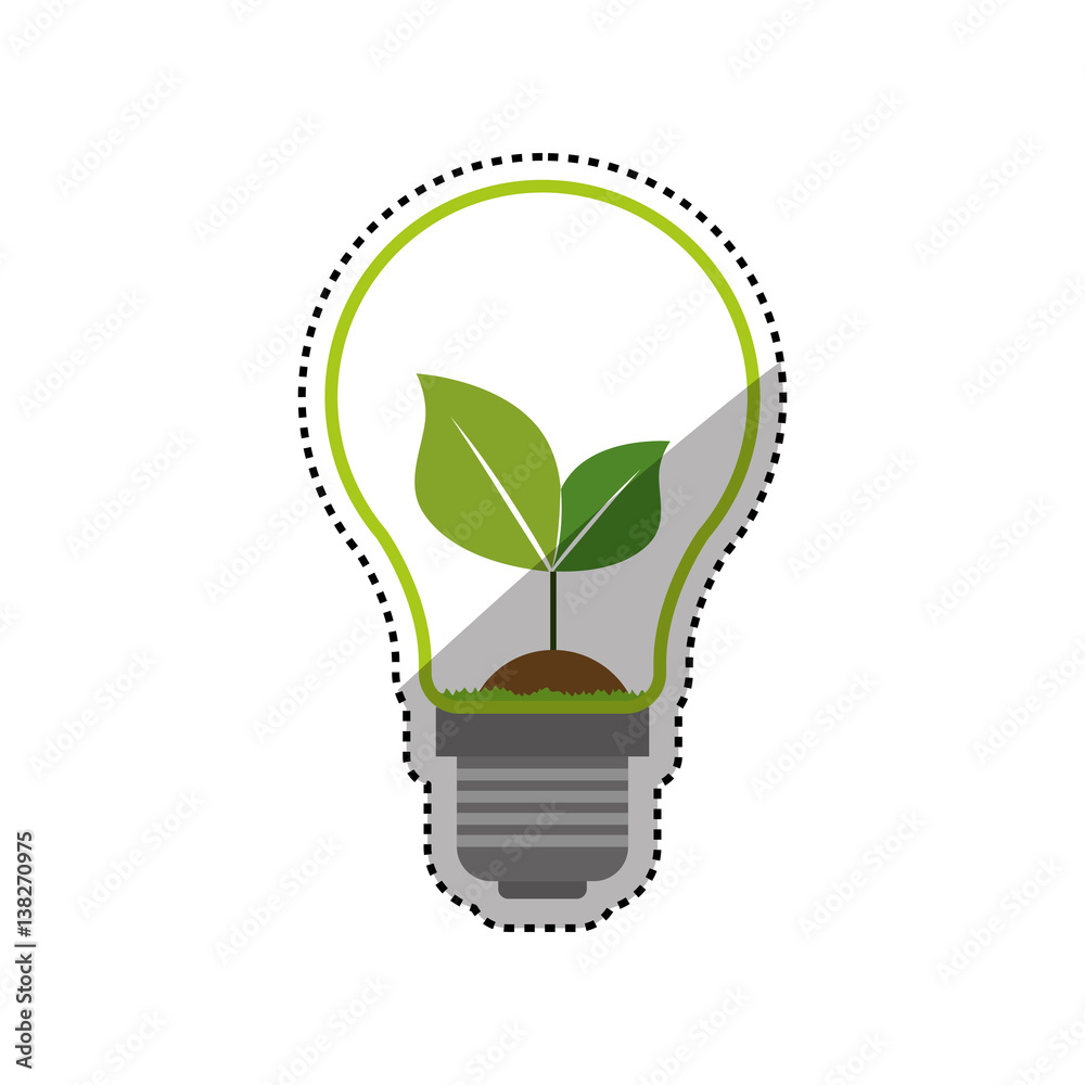 Green energy ecology icon vector illustration graphic design Green energy ecology icon vector illustration graphic design