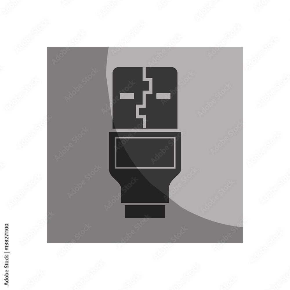 usb wire cable connection vector illustration design usb wire cable connection vector illustration design