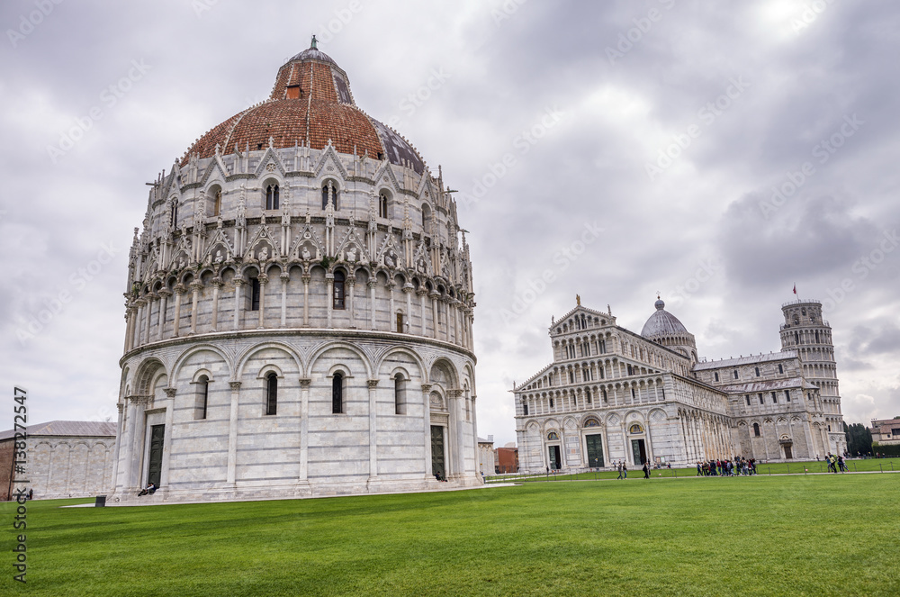 Cathedral and Baptistery of Pisa, Italy