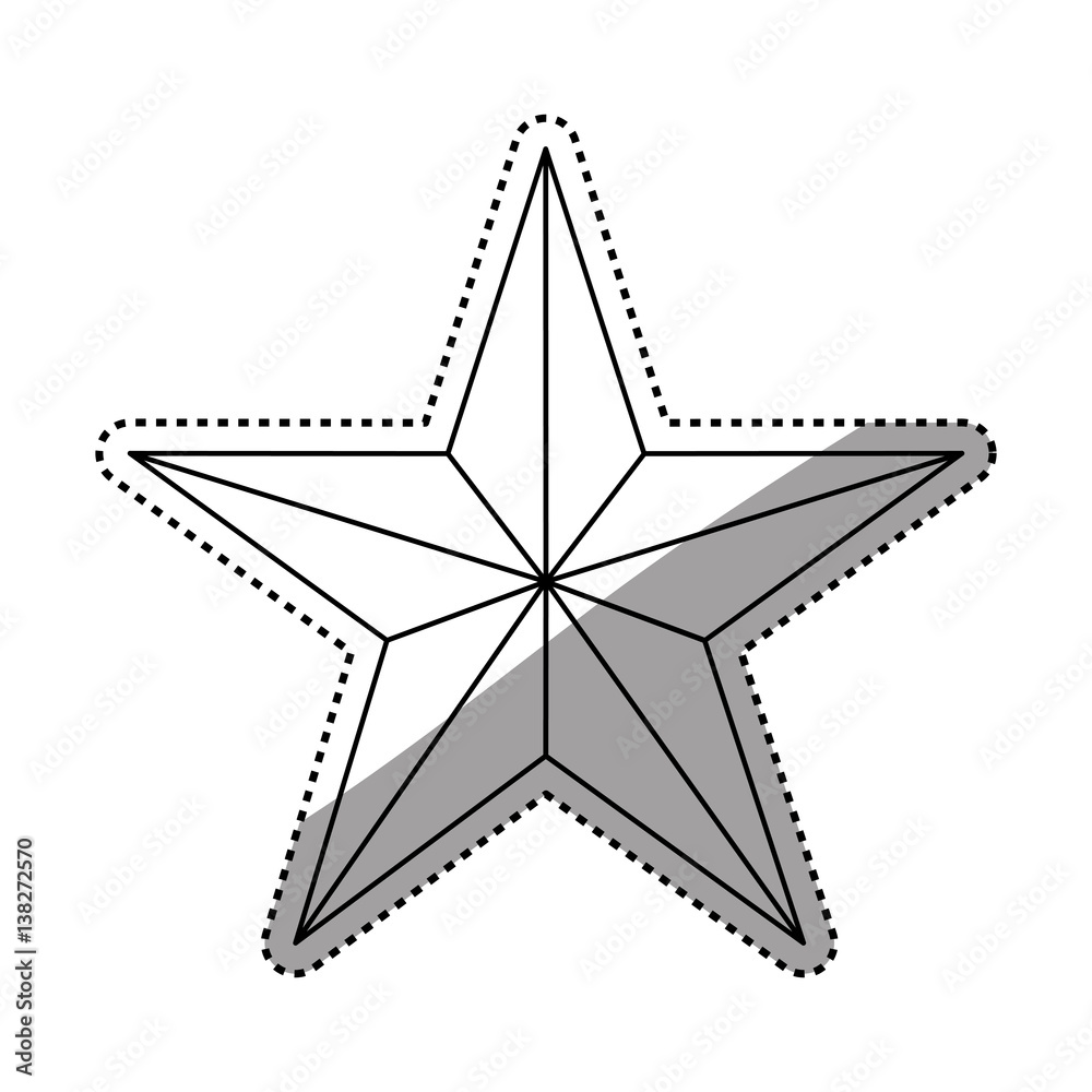 Obraz premium Star award medal icon vector illustration graphic design
