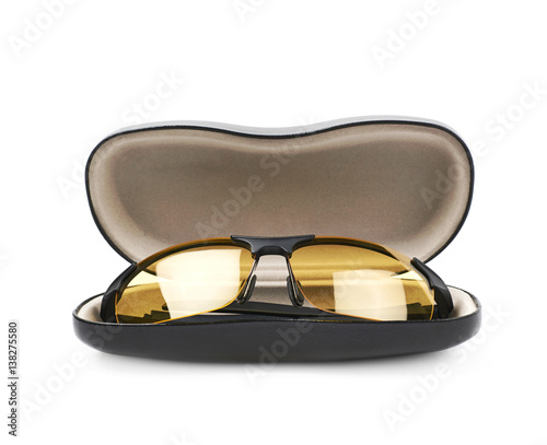 Pair of shade glasses isolated