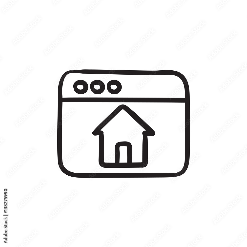 Homepage sketch icon. Homepage sketch icon.