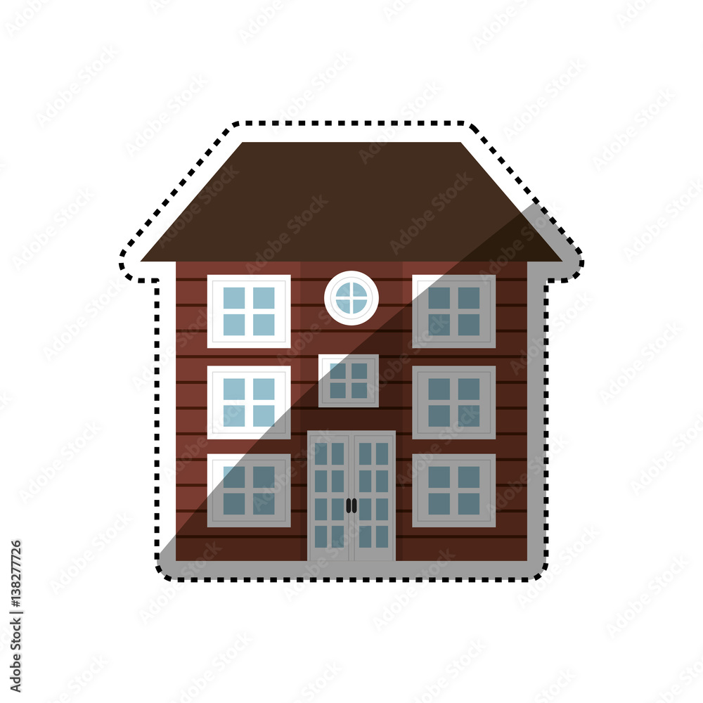 House real estate icon vector illustration graphic design House real estate icon vector illustration graphic design