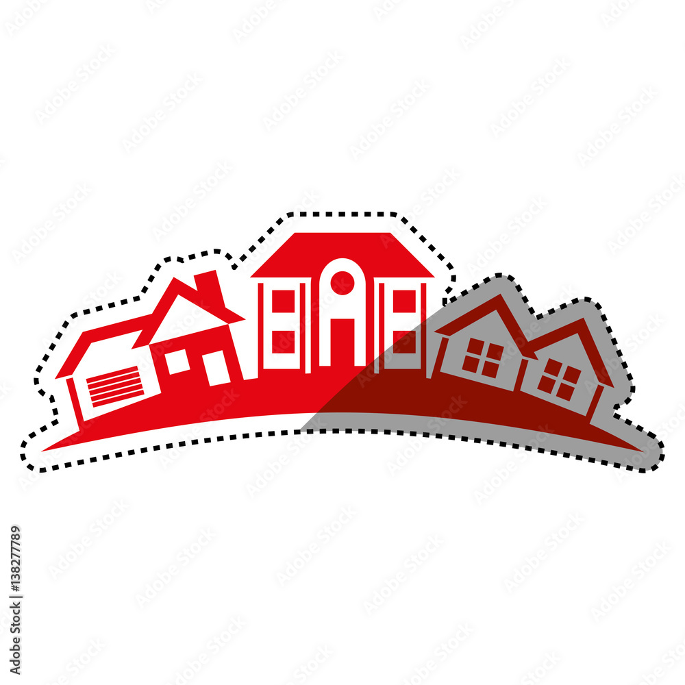 House real estate icon vector illustration graphic design House real estate icon vector illustration graphic design