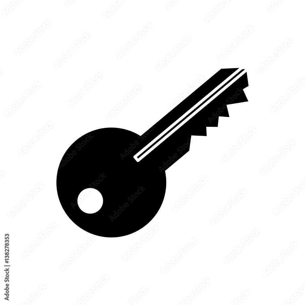 Isolated door key icon vector illustration graphic design Isolated door key icon vector illustration graphic design