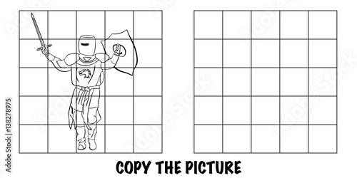 Copy The Picture of a knight in armour