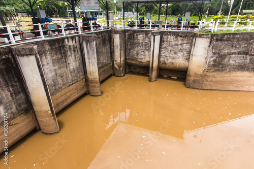 Dike in Maetaeng, Chiangmai Thailand photo