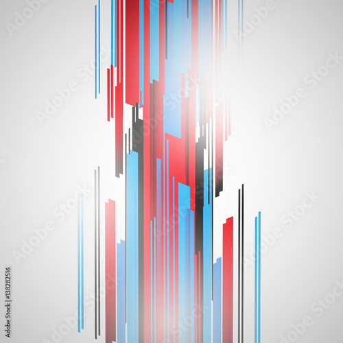 Abstract colorful line pattern background. Vector illustration.
