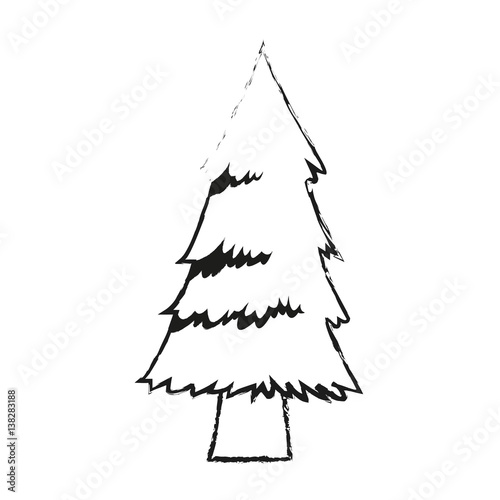 pine tree icon image vector illustration design