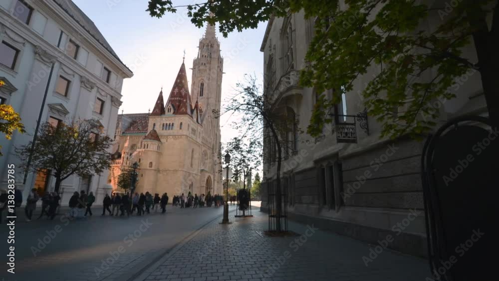 Saint Mathias Church welcomes the sunrise in this Budapest, Hungary timelapse Saint Mathias Church welcomes the sunrise in this Budapest, Hungary timelapse