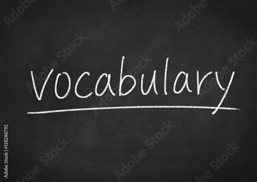 vocabulary photo