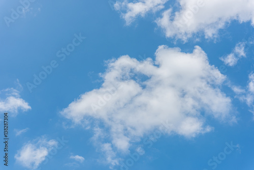 blue sky with cloud