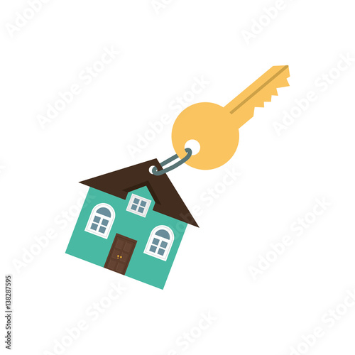House real estate icon vector illustration graphic design