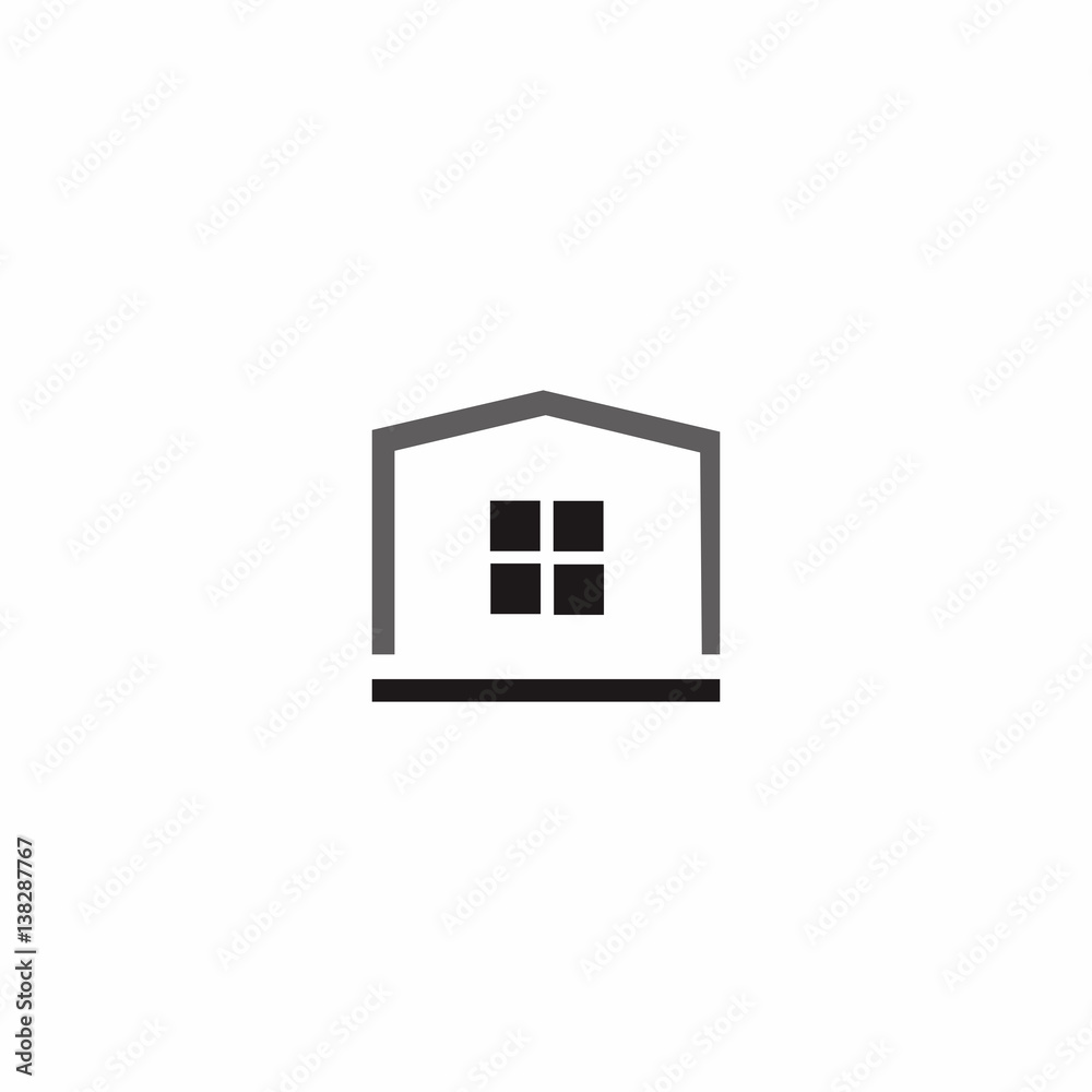 Unique Square Home Logo Vector Unique Square Home Logo Vector