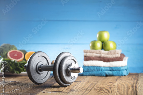 fitness and diet theme