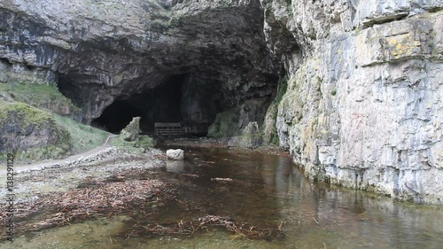 Entrance to Smoo Cave Durness Scotland
