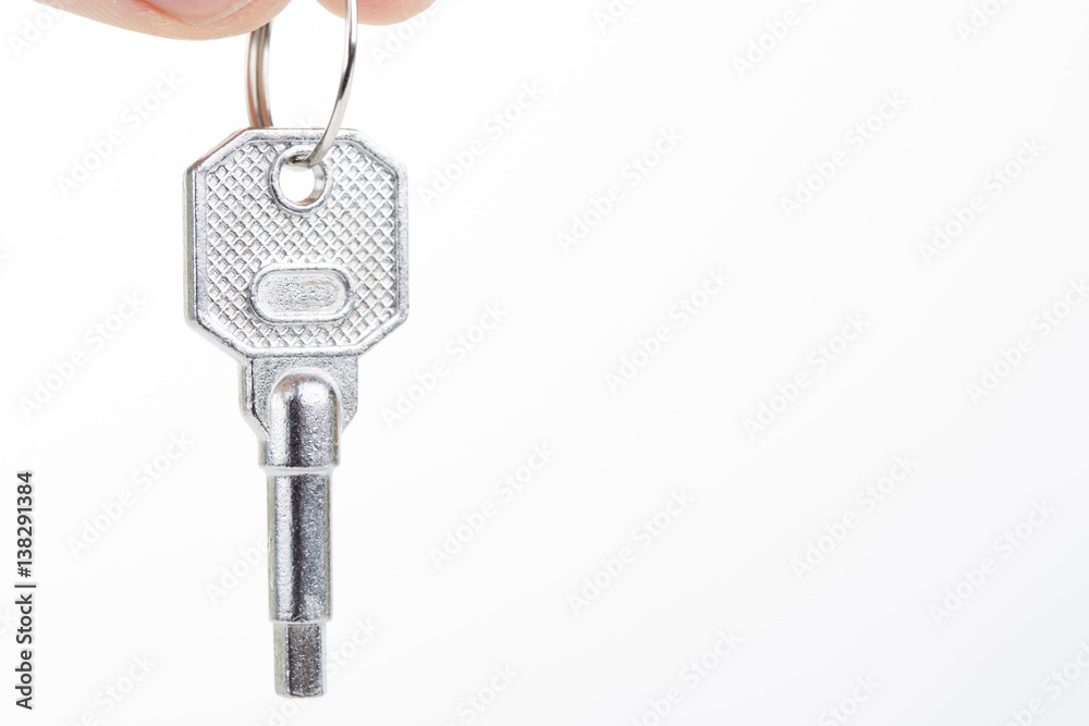 A key of success isolated on the white background A key of success isolated on the white background