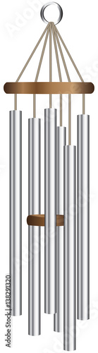 Φωτογραφία Metal tube wind chime