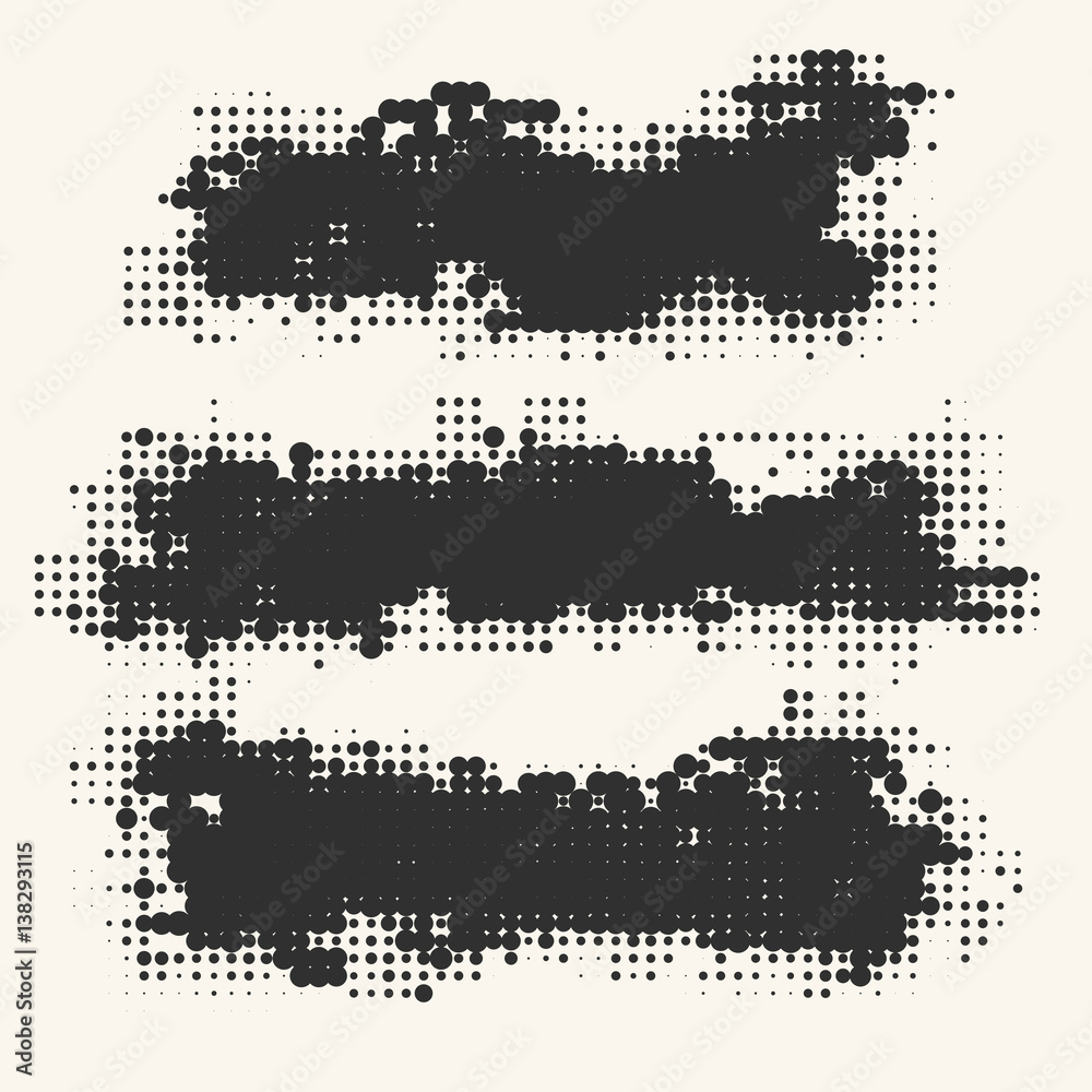 Halftone illustration. Black and White Grunge Effect. Halftone illustration. Black and White Grunge Effect.