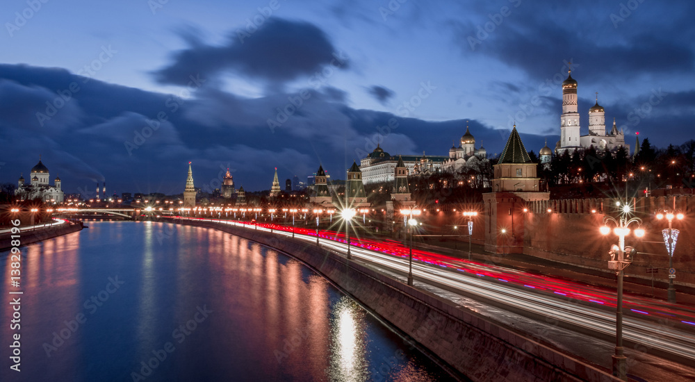 Fototapeta premium Ночная Москва