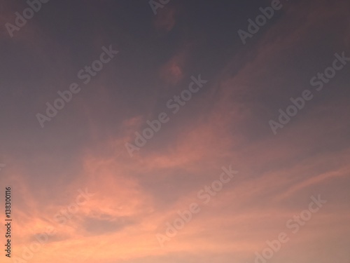 Dusk sky in the evening © sutidas