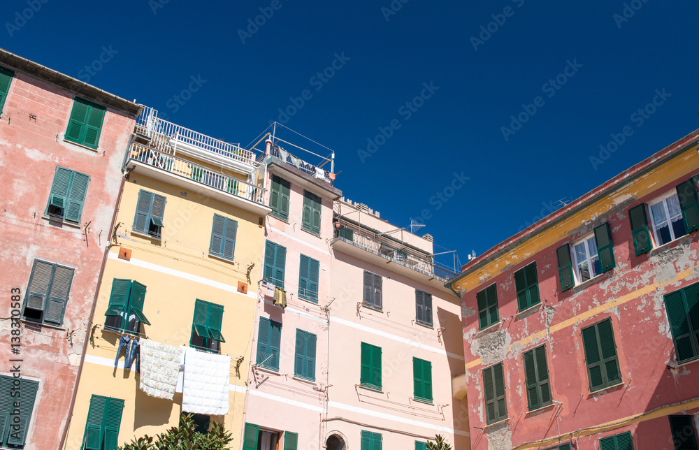 Colorful homes of Cinque Terre Village, Italy