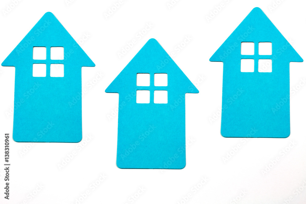 Fototapeta premium Casita de papel