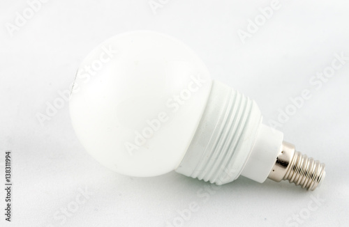 Led bulb isolated on white background