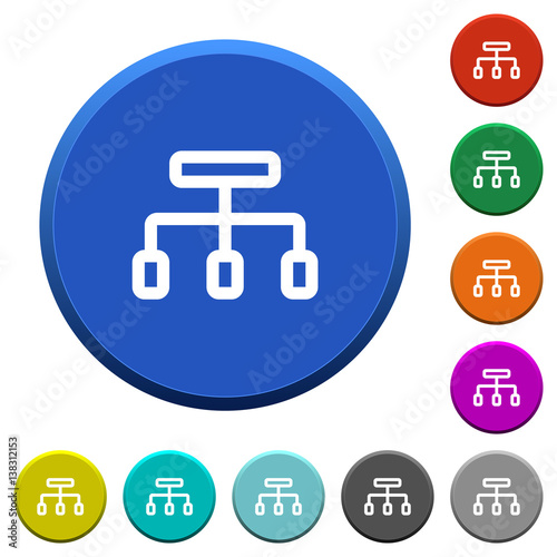 Connect beveled buttons