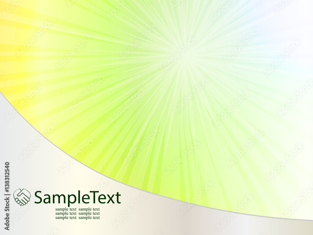 Fototapeta premium yellow background with sun rays