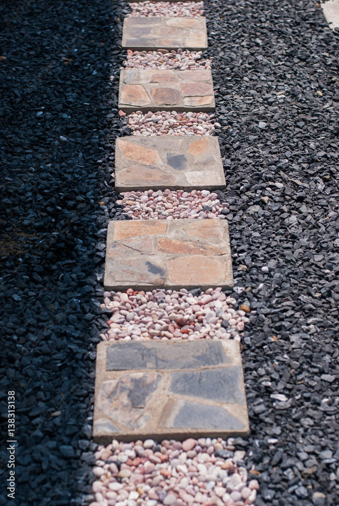 Fotografie walkway in the garden