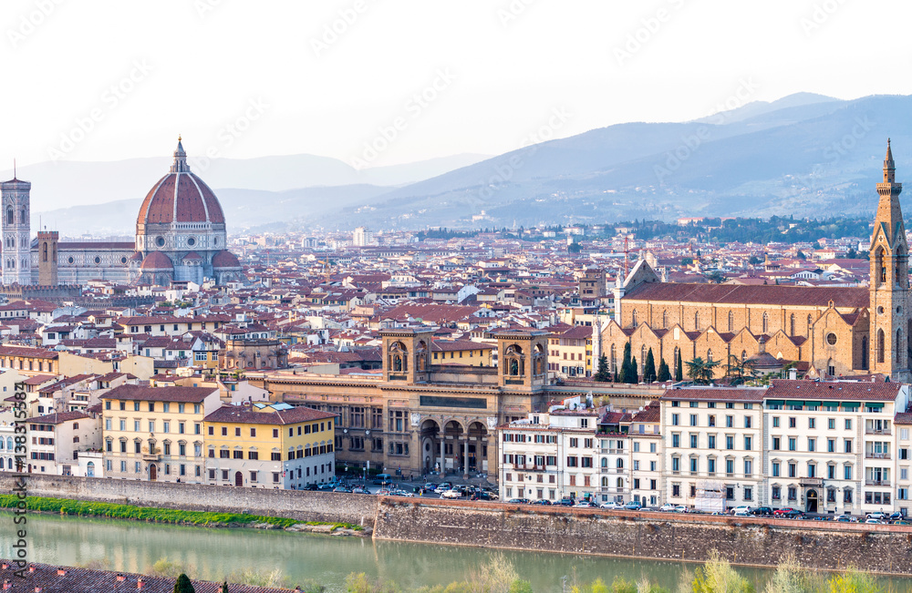 Panoramic view of Florence - Tuscany, Italy