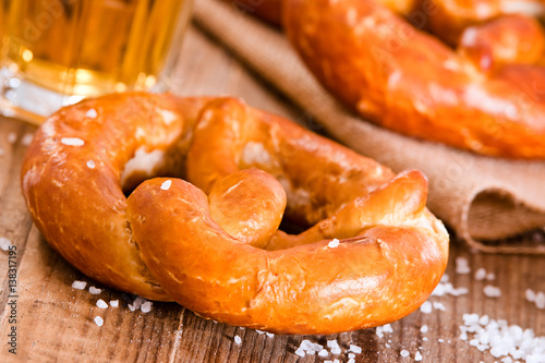 Bavarian pretzels. 