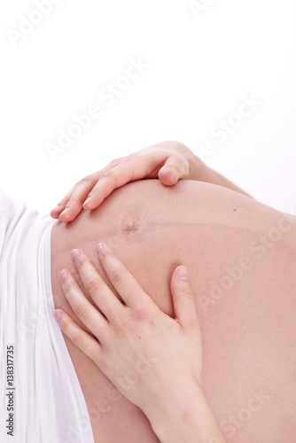 Schwangere Frau, Babybauch