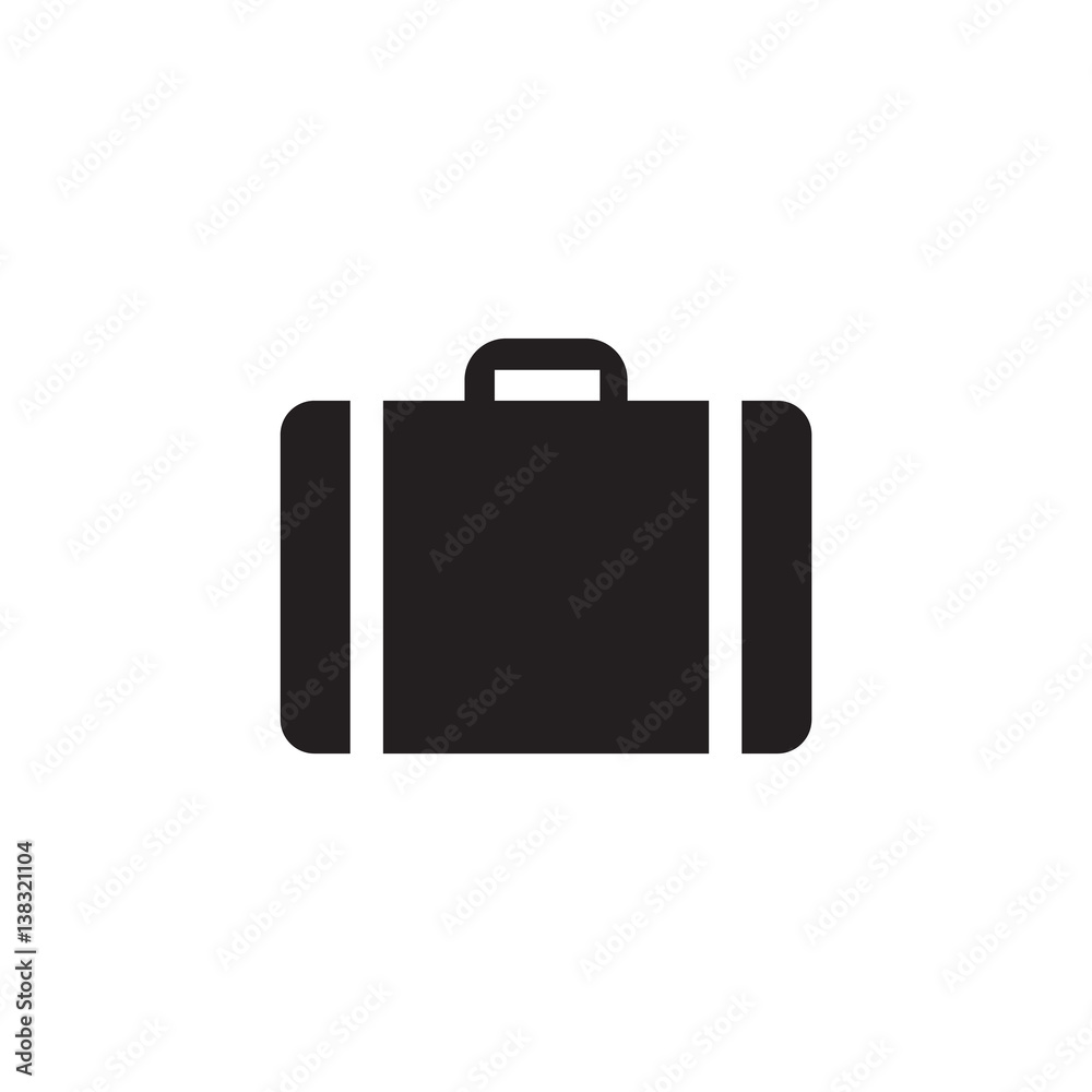 baggage symbol isolated vector baggage symbol isolated vector