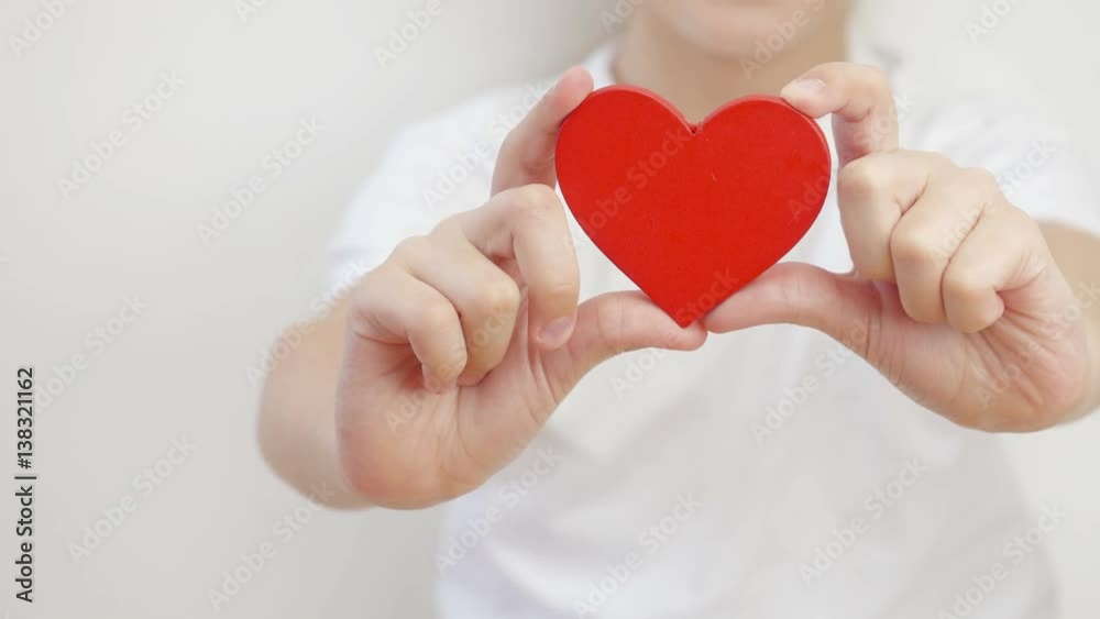 Children's hands holding heart shape love and health symbol.
Children's hands holding heart shape love and health symbol.