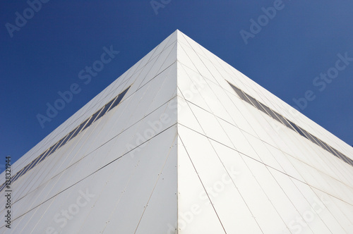 White facade view