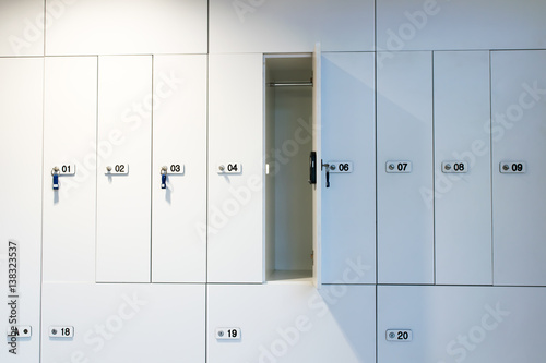 White locker