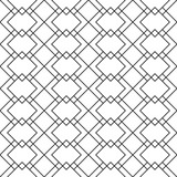Linear seamless geometric vector pattern. Art deco style. Editable.