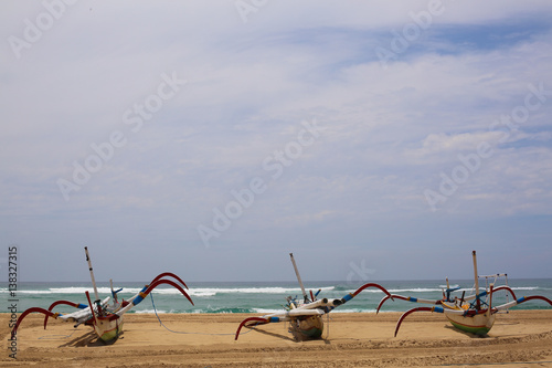 Fishing boats on the beach