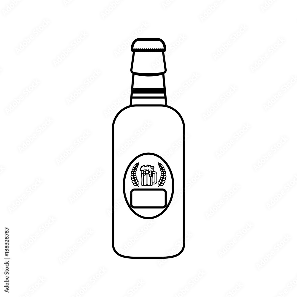 Delicious and cold beer icon vector illustration graphic design Delicious and cold beer icon vector illustration graphic design