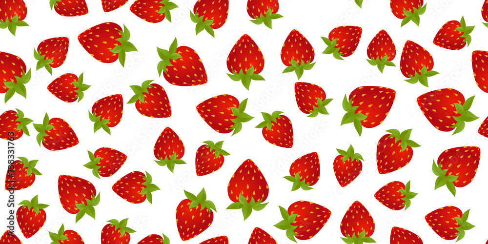 Strawberries seamless pattern Strawberries seamless pattern