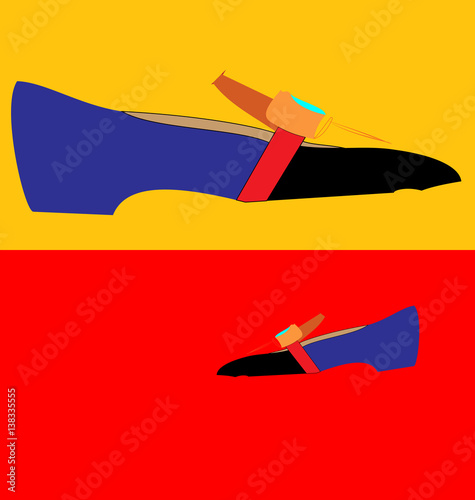 Women's low shoes creative design