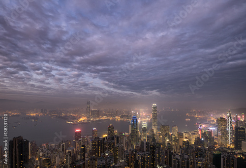 Hong Kong from the Victoria peak