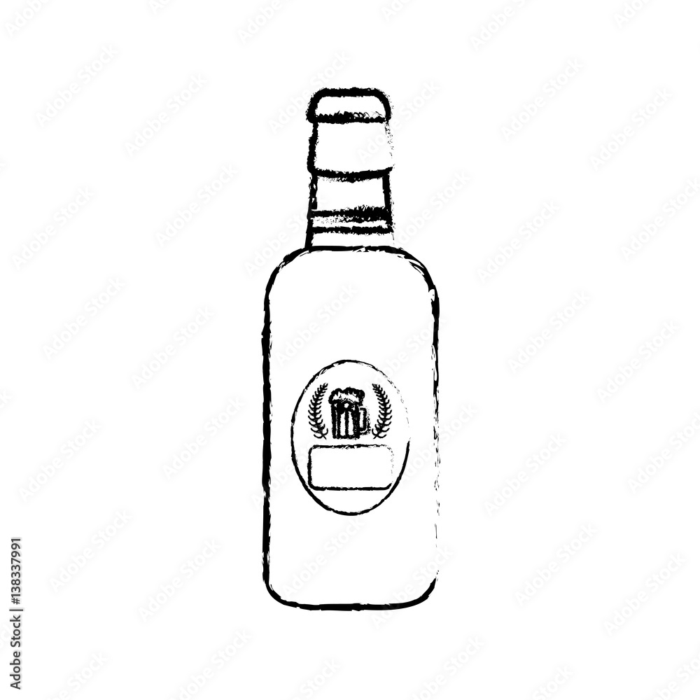 Delicious and cold beer icon vector illustration graphic design